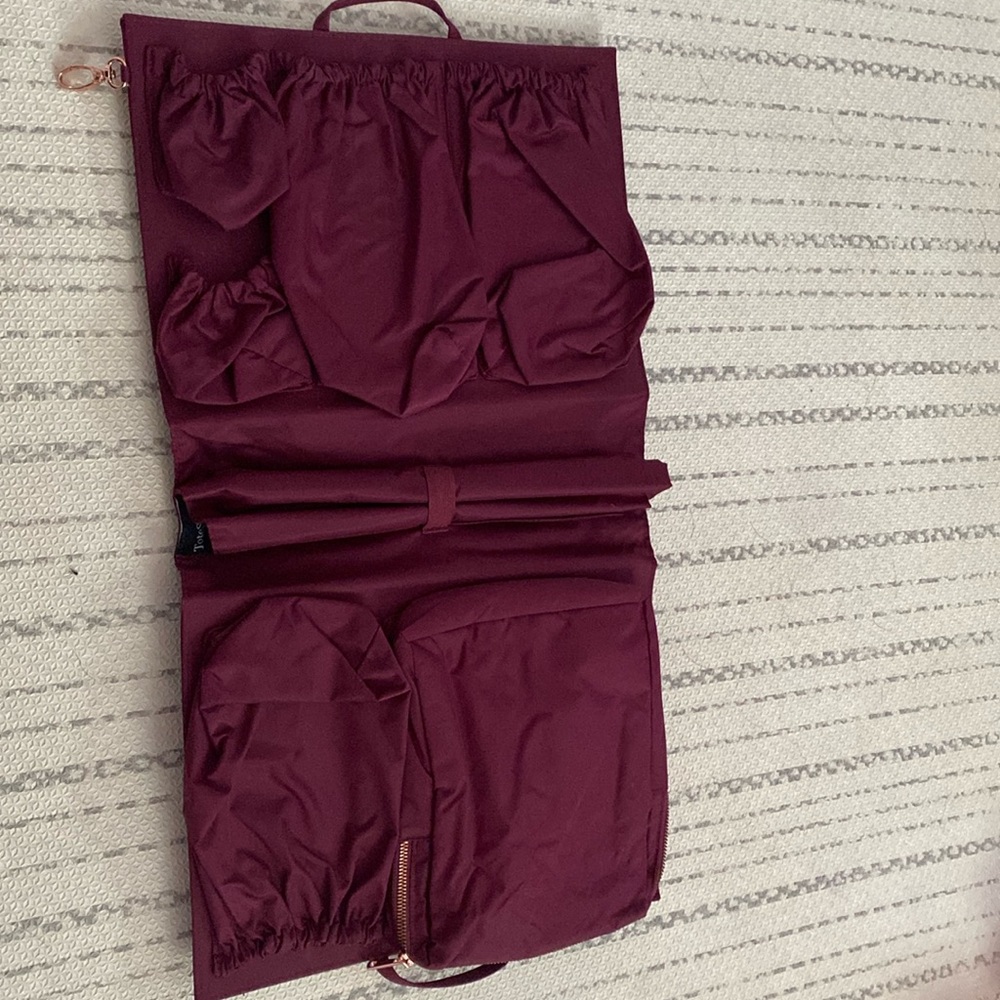 Elegant Burgundy Baby Bag